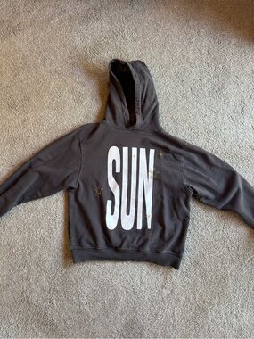 SUN Graphic Hoodie - Black